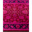 Overdyed Hand-Knotted Wool Modern-Contemporary Pink Runner 2' 6" x 14' 5"