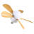 17" 5-Blade LED Ceiling Fan With Remote Control-2063880415
