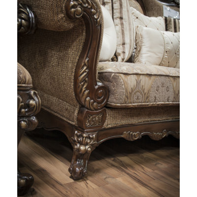 Ensemble de canapé et chaise 2 pièces Demetrius 