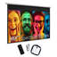 Spectrum Series Electric White Wall/Ceiling Projector Screen-11403225