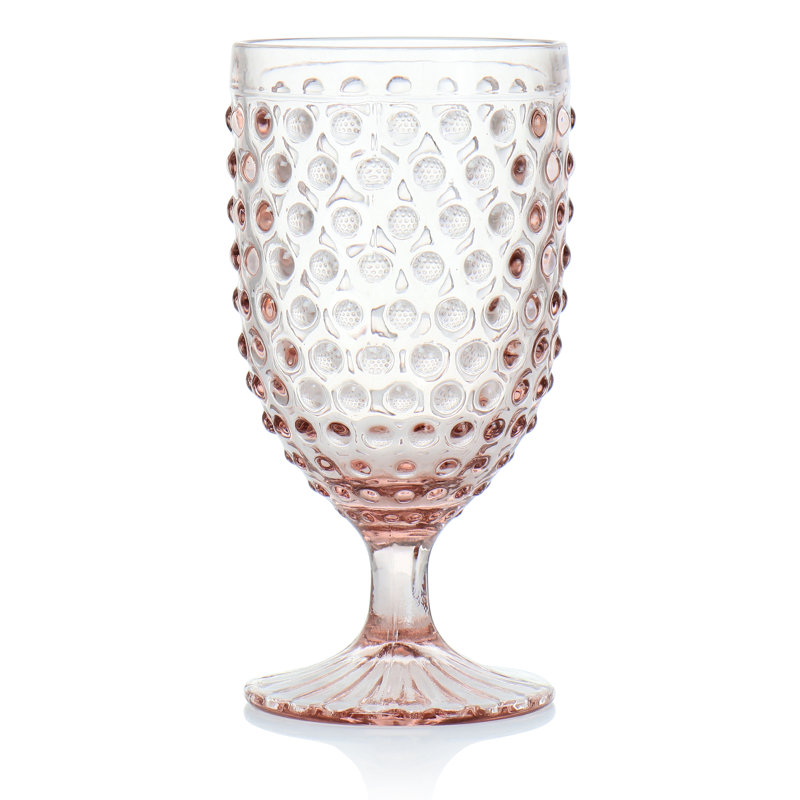 14 oz Ensemble de verrerie, Rose