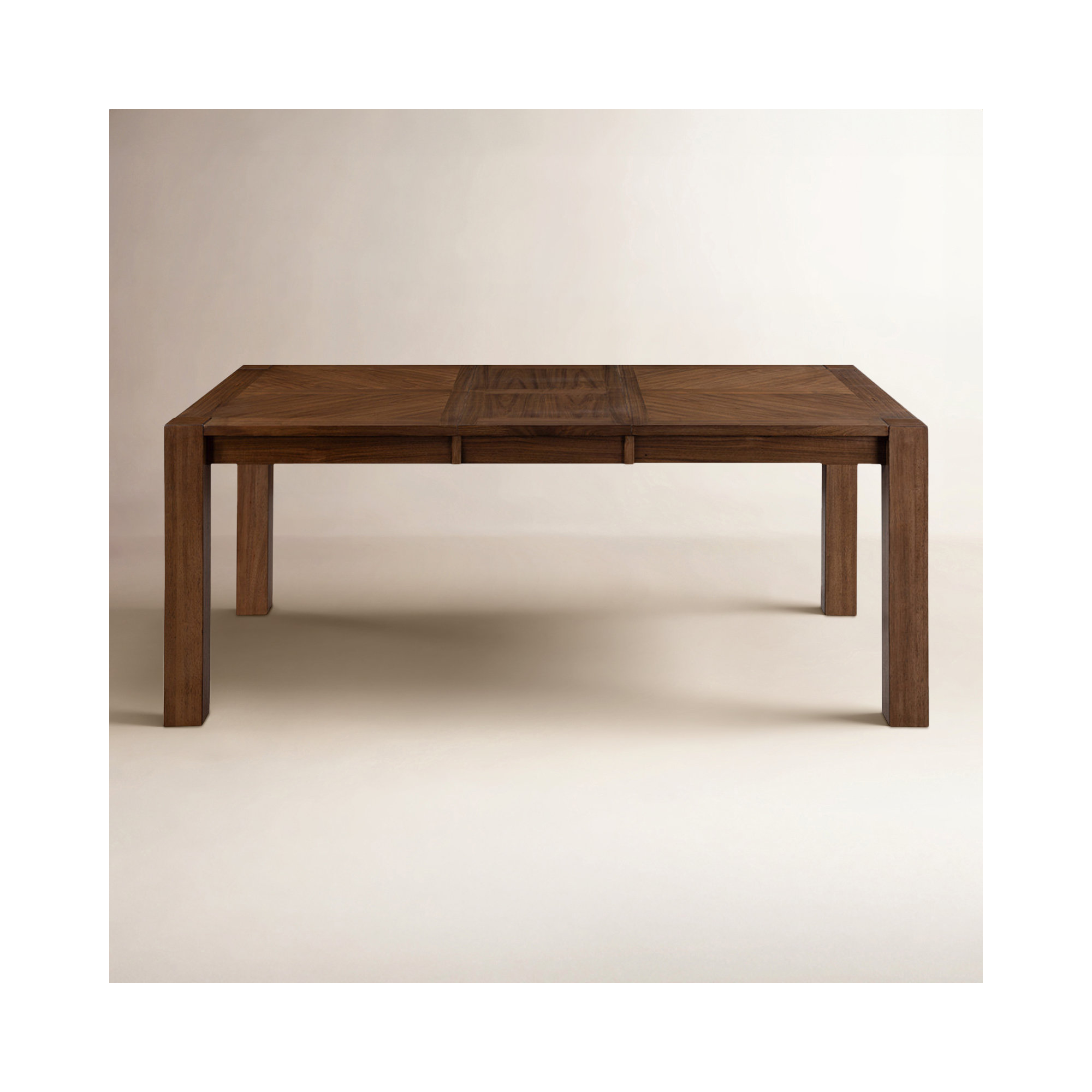 Brooklyn Solid Wood Rectangular Dining Table, Brown