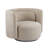 Elora Modern Swivel Accent Armchair With Lumbar Pillow And Metal Base-119691908