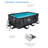 Funsicle: Oasis Designer Lap Pool - Above Ground Pool Set, Durable 3-Ply, Powerful Filtration System, SureStep Ladder, For 6-7 People-113861080-111657548