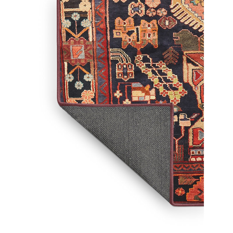 Tapis traditionnel brun / beige, Rectangle 5 pi x 7 pi