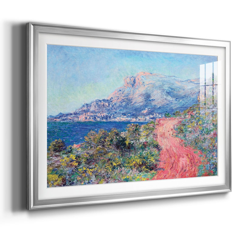 La route rouge près de Menton, 1884, H 27 po x l 39 po x P 1,5 po, Argent