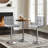Chandresh Swivel Upholstered Adjustable Height Counter Stool with Metal Frame-124399538