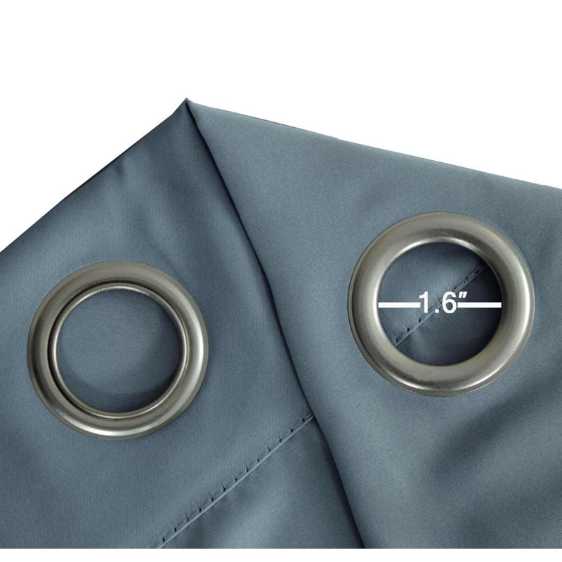 Curtains for Bedroom/Living Room 2 Panels Set - Thermal Insulated Room Darkening Grommet Top Curtains, 52" W x 84" L
