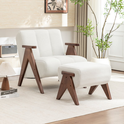 Fauteuil avec repose-pieds Chenice