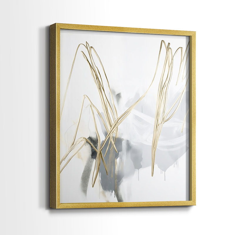"ABSTRACT Series DCCLxxx" par J Paul, H 29 po x l 23 po, Doré