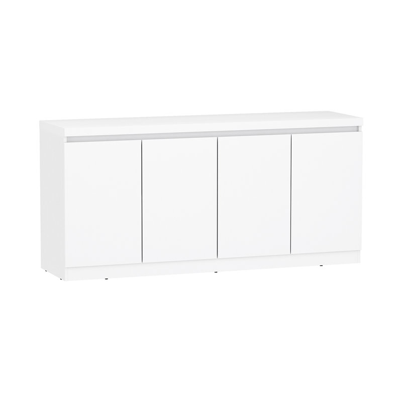 Buffet viennois de 62 po en blanc