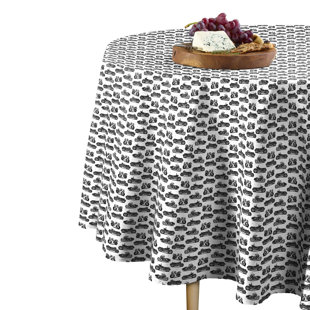 Ehren Geometric Round Tablecloth
