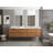 84'' Double Bathroom Vanity with Quartz Top-94190945