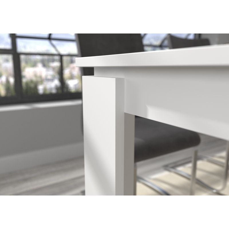 Gulwasha Extendable Dining Table, White