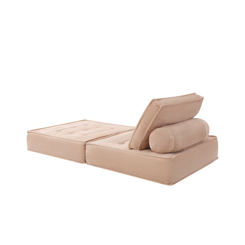 Canapé futon 66,6 po, Rose