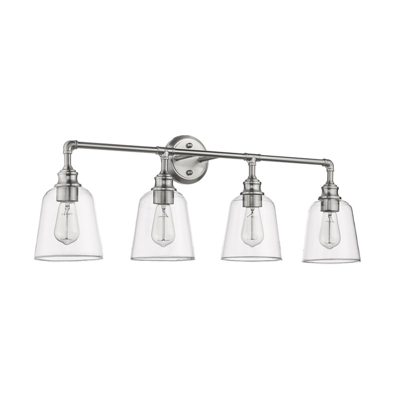Rachal 4 - Light Vanity Light, Polished Nickel