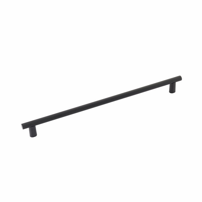 Monza 18" Center to Center Appliance Pull, 18", Matte Black