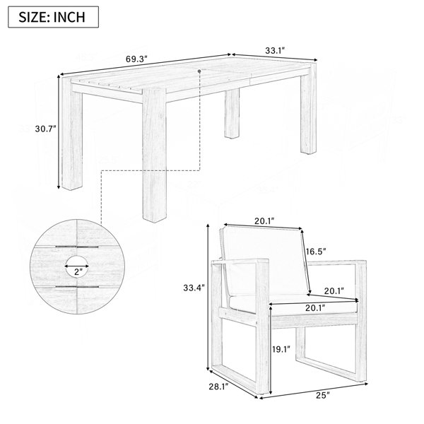 Dimensions du produit