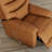 Global Home Swivel Glider Recliner With Manual Footrest In Oslo Antelope