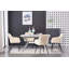 Yerres Modern Velvet Dining Chairs - Ergonomic Curved Back with Metal Legs - Armchair for Dining Room Kitchen Living Room-684277995-737887468