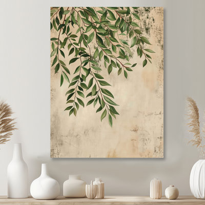Green Botanical Plant Vines I - Plants Wall Art