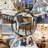 Double-Layer Cushioned Chenille Dining Chairs Side Chairs Set of 4-437919558