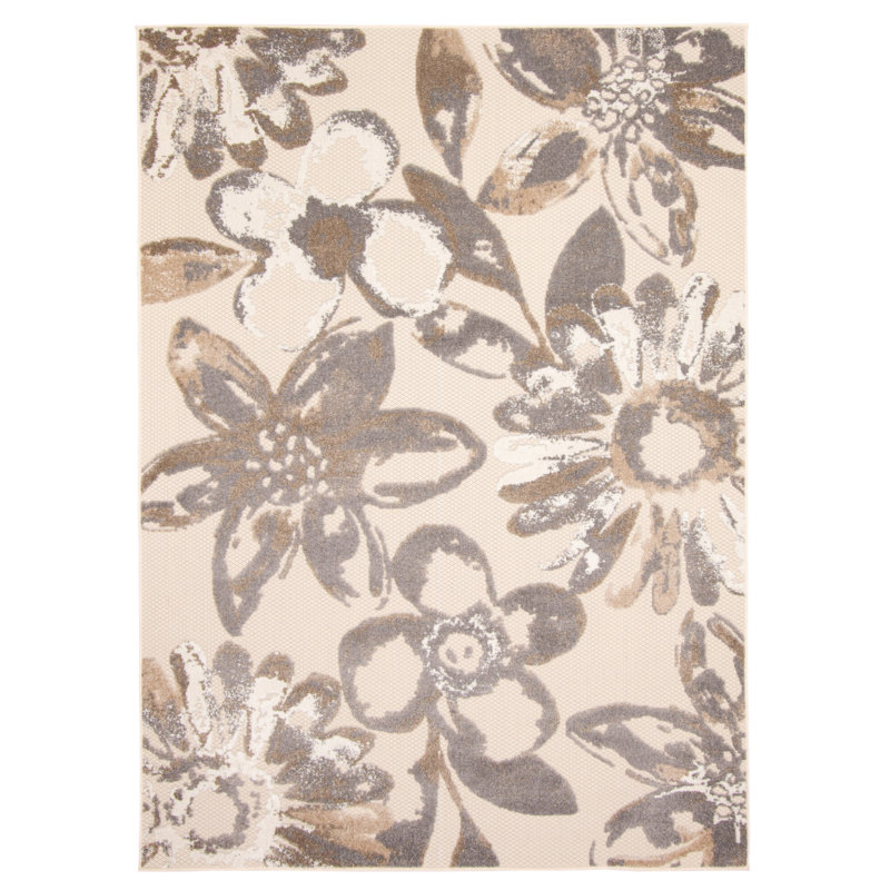 Tapis intérieur / extérieur Mccai, Rectangle 6 pi 7 po x 9 pi 6 po