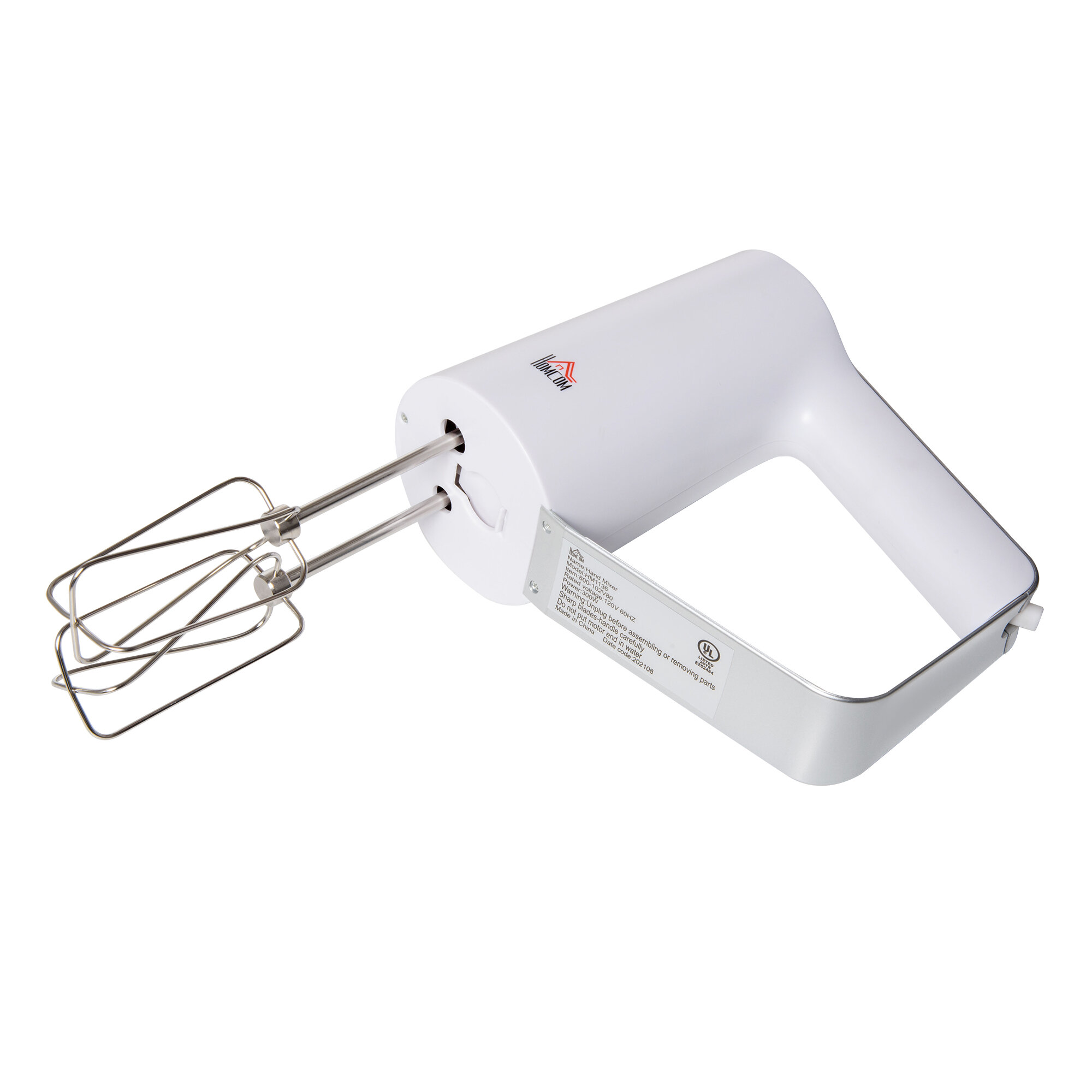 HOMCOM Electric Stand and Hand Blender with 6 Speed, Electric Hand