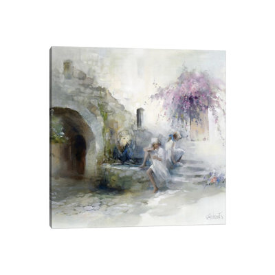 Teenagers by Willem Haenraets - Wrapped Canvas Print