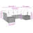vidaXL Garden Sofa Set with Cushion 6 pcs Brown Poly Rattan-567388082