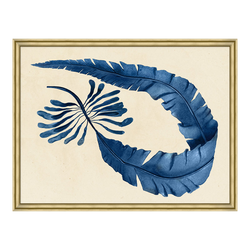 Horizontal Indigo Seagrass 2 Print