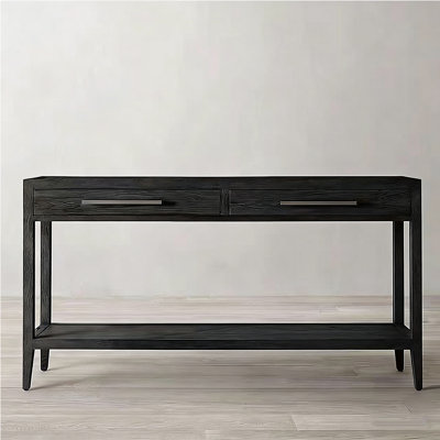 American-style country solid wood entrance table