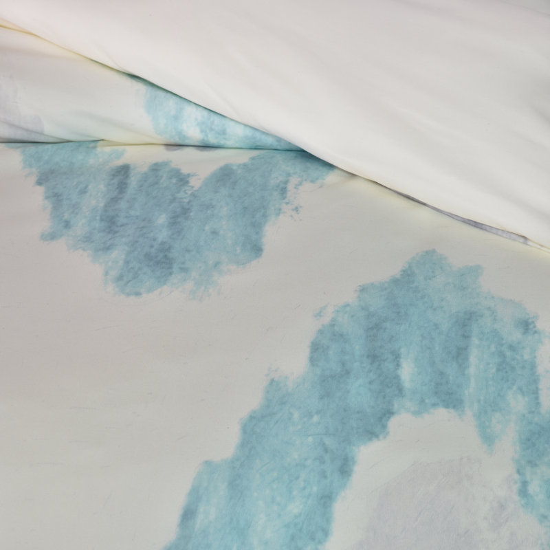 Social Proper Polyester Geometric Shapes Duvet Cover, Twin/Twin XL Duvet Cover + 1 Standard Sham