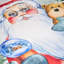 Christmas Retro Santa Reversible Duvet Cover Set-101283618