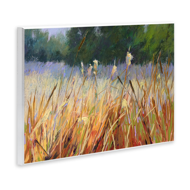 «Country Country Reeds» par Carol Strock Wasson, H 13 po x l 19 po