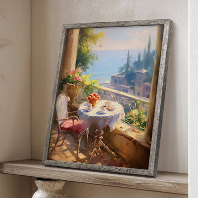 Reproduction encadrée FLORAL Series DCCXLII - bois massif