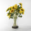 Arrangement floral à fleurs dans un vase décoratif
