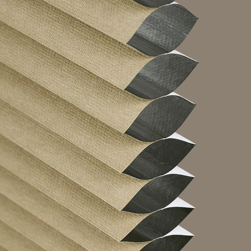  Store alvéolaire occultant, L 71 po x L 72 po, Doré