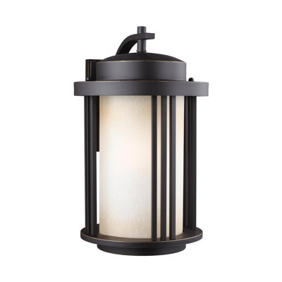 Crowell Large One Light Outdoor Wall Lantern from Generation Lighting 