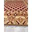 Tapis traditionnel en laine noué à la main rouge Chloe Para-1983134310