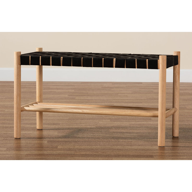 Banc en bois fini jacqueline et chêne brun