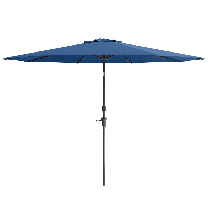 Parasol de marché 9,8 pi Bryn, Bleu de cobalt