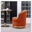Fauteuil pivotant en velours-851844093
