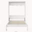 Lit escamotable double pliable en armoire, blanc-1528137233-1528137238