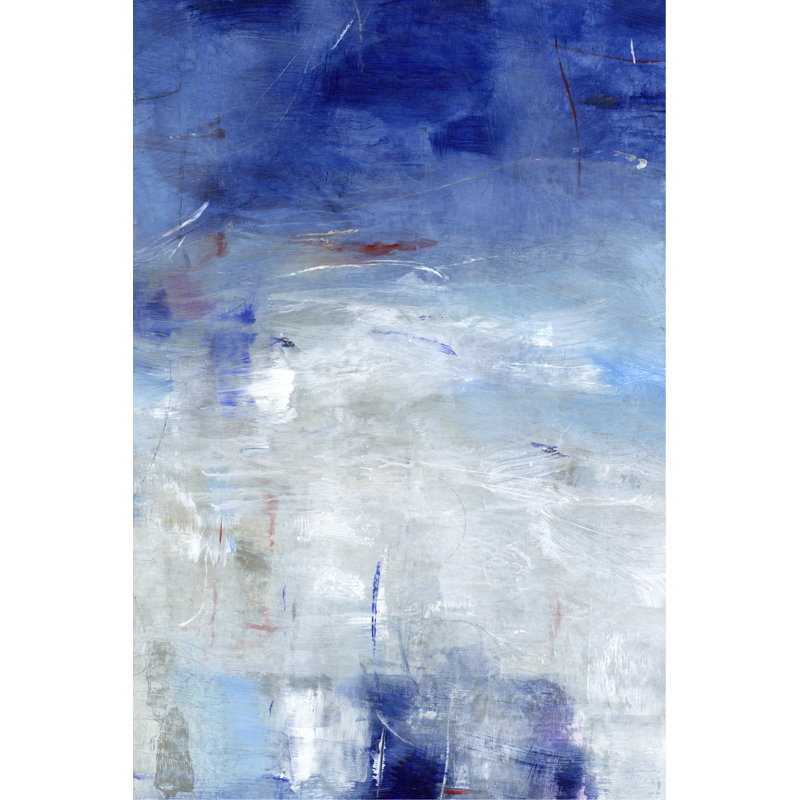 Between The Line I by Timothy O' Toole - Painting on Canvas, 46cm H x 30cm W, Black Floater Framed
