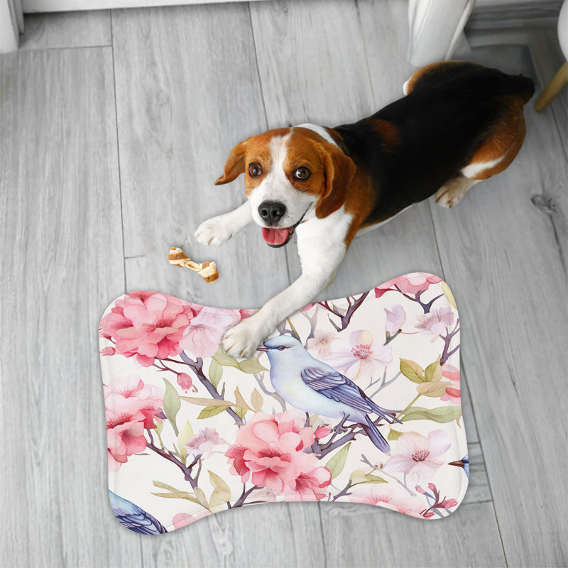 Tapis d'alimentation en forme d'os 1 pièce
