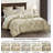 Trinity 7-Piece Luxury Silky Medallion Jacquard Comforter Set-1870421013-1870421012