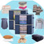 Ensemble de sacs de rangement en tissu-1399182432