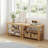 Wood Shoe Storage Bench with Seating, Entryway Organizer, Sturdy Construction for Hallway, Natural-418553464