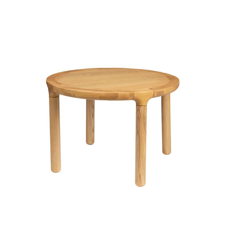 Storm Solid Wood Coffee Table, Beige